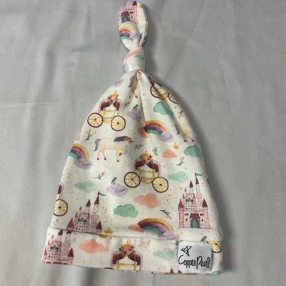 Copper Pearl - Rayon blend baby hat w/bonus hat - Picture 3 of 4